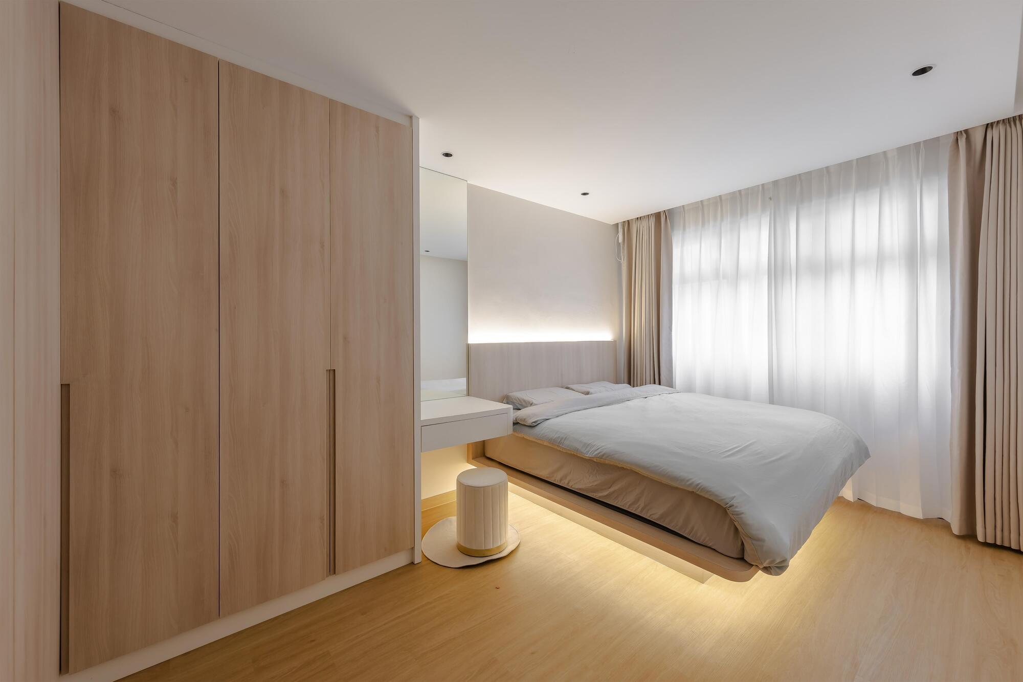 Porterbox bedroom showroom vignette